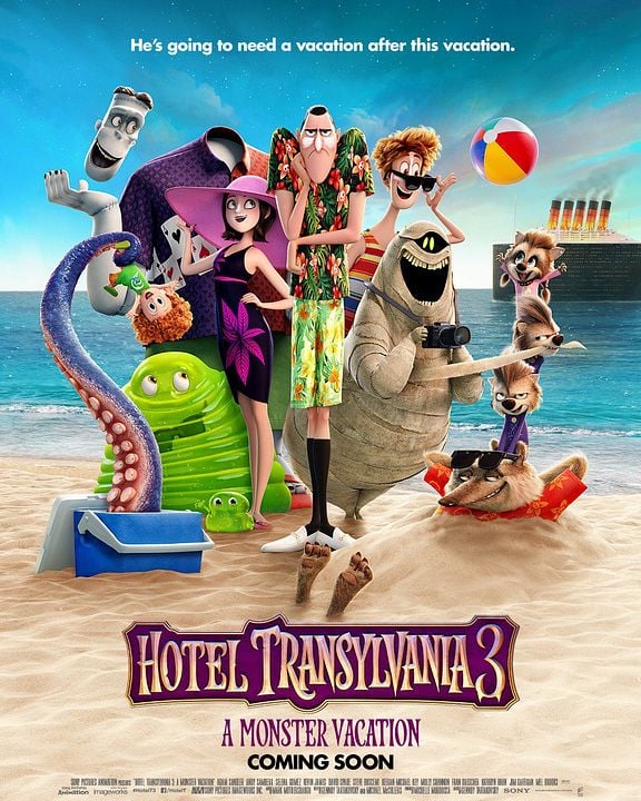 Hotel Transsilvanien 3 - Ein Monster Urlaub : Kinoposter