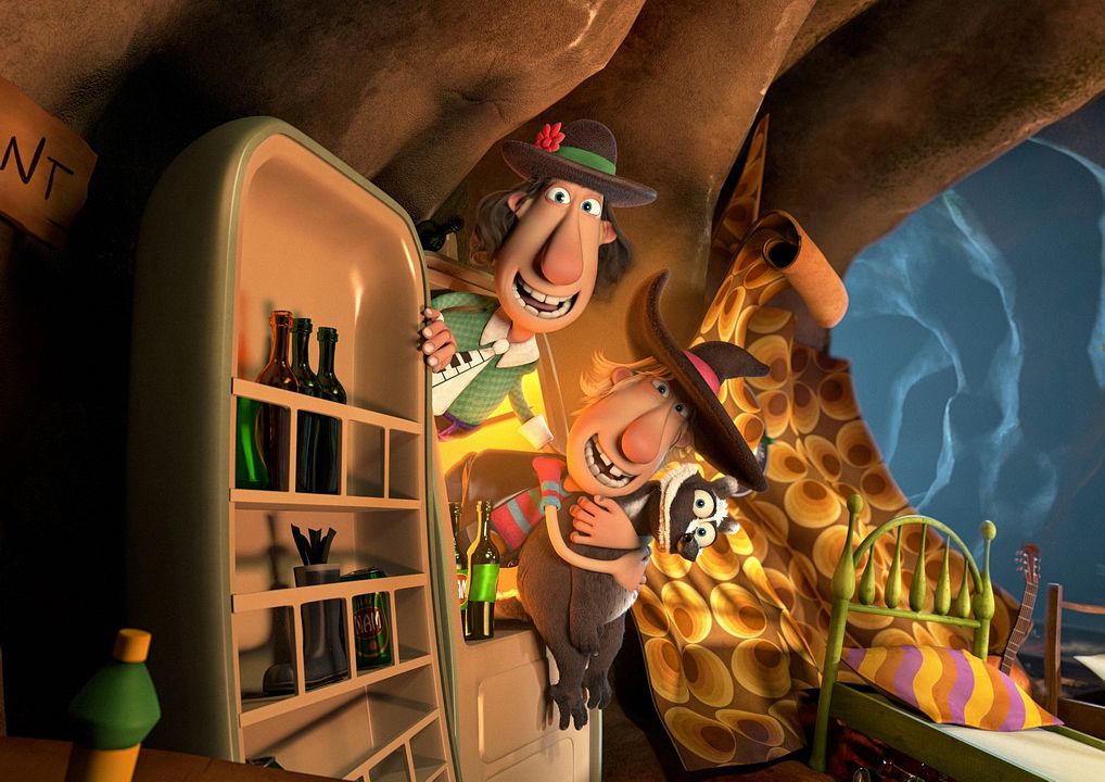 Zwei Freunde und ihr Dachs : Bild