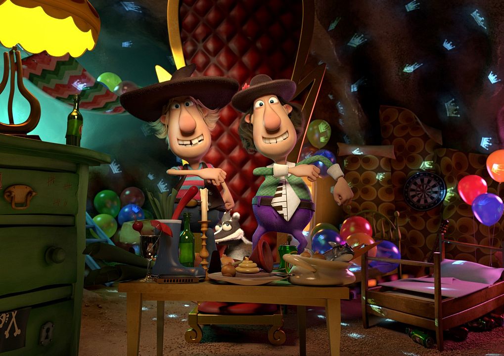 Zwei Freunde und ihr Dachs : Bild