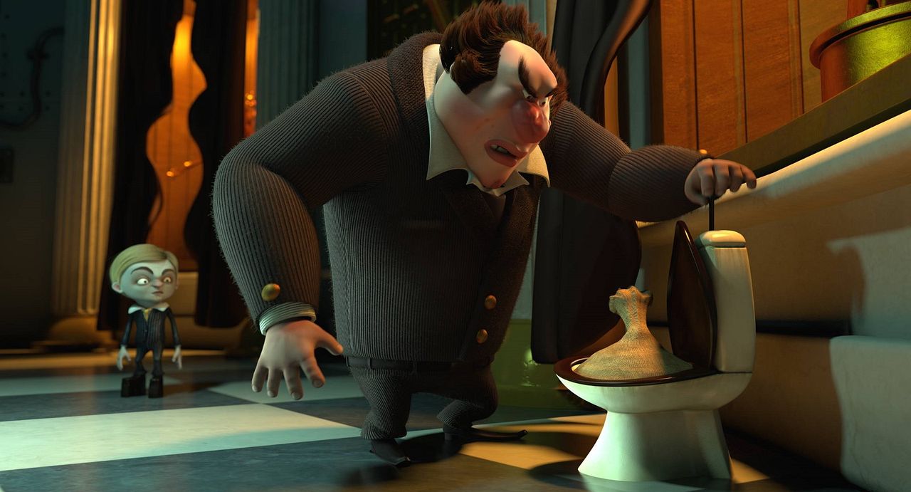 Zwei Freunde und ihr Dachs : Bild