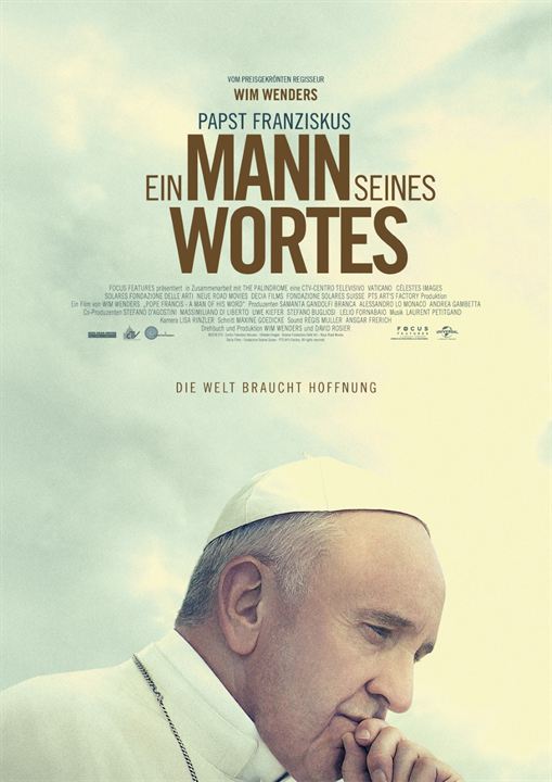 Papst Franziskus - Ein Mann seines Wortes : Kinoposter