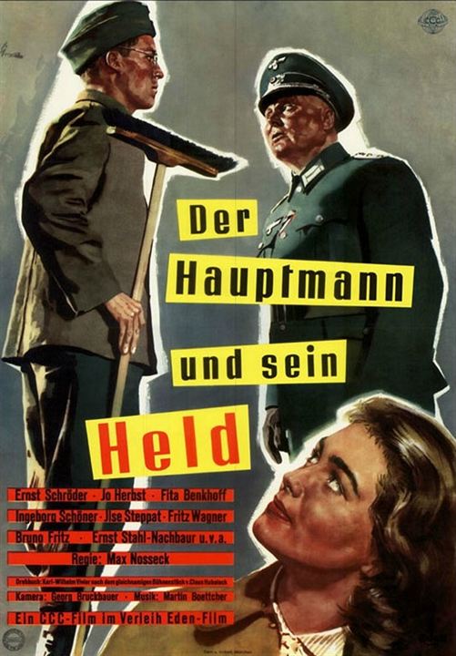 Der Hauptmann und sein Held : Kinoposter