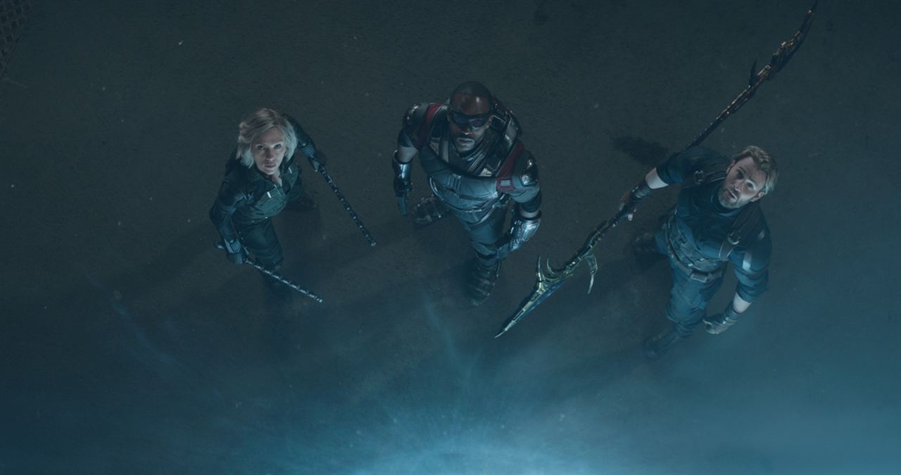 Avengers 3: Infinity War : Bild Scarlett Johansson, Chris Evans, Anthony Mackie