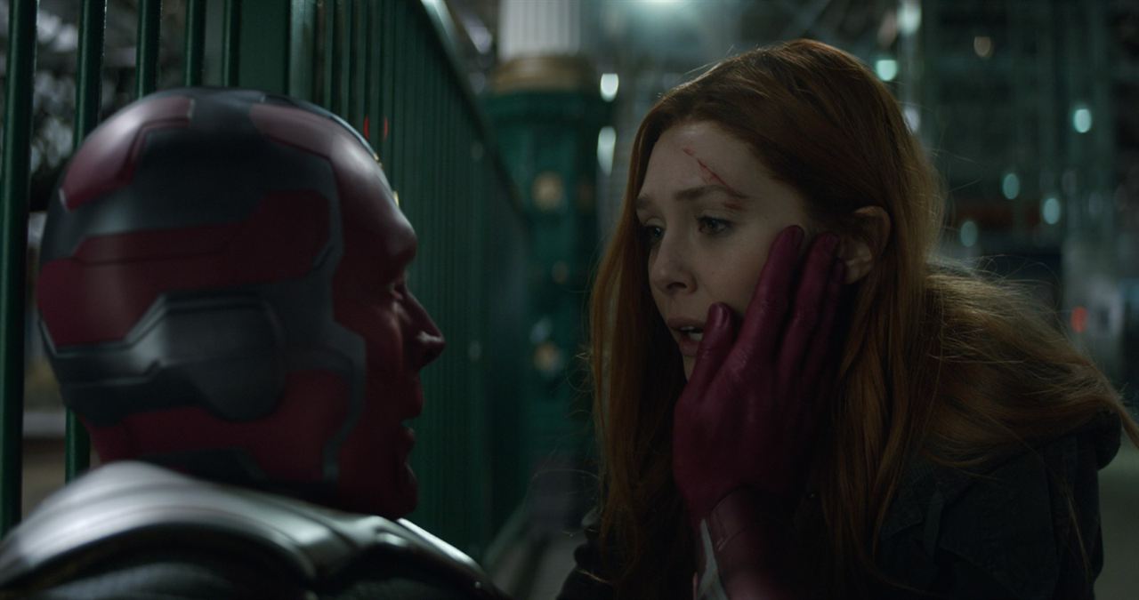 Avengers 3: Infinity War : Bild Paul Bettany, Elizabeth Olsen