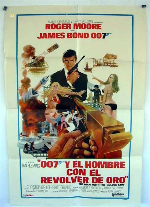 James Bond 007 - Der Mann mit dem goldenen Colt : Kinoposter
