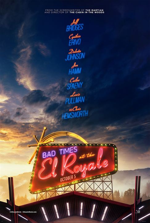 Bad Times At The El Royale : Kinoposter