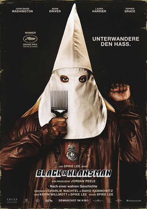 BlacKkKlansman : Kinoposter