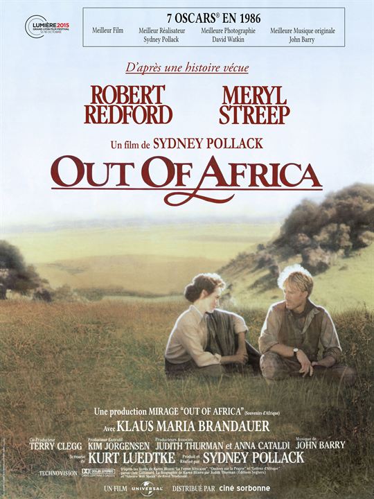 Jenseits von Afrika : Kinoposter