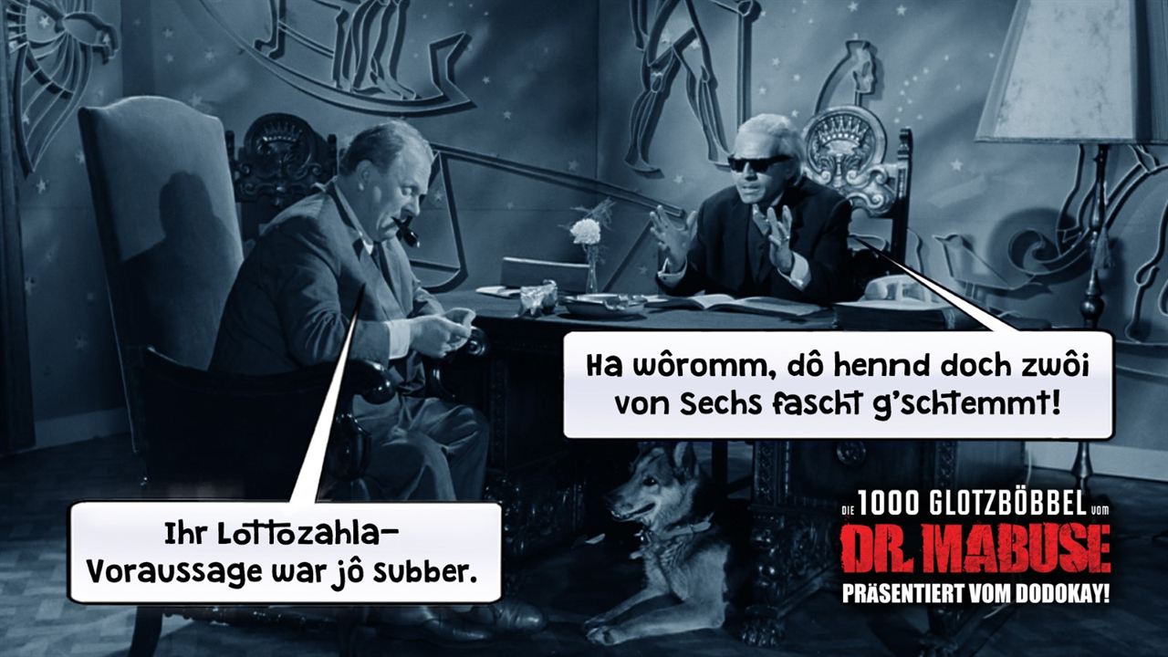 Die 1000 Glotzböbbel vom Dr. Mabuse : Bild Gert Fröbe, Wolfgang Preiss