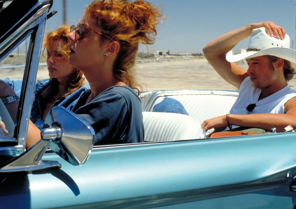 Thelma & Louise : Bild Susan Sarandon, Brad Pitt, Geena Davis