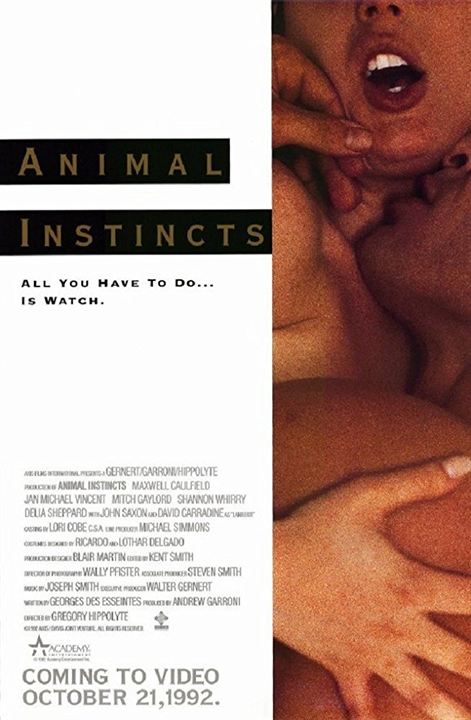 Animal Instincts - Du kannst nicht zähmen, was du nicht befriedigen kannst : Kinoposter
