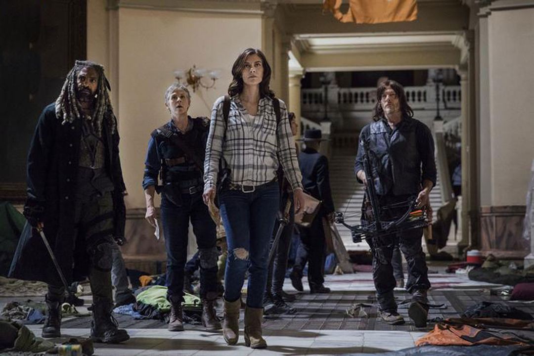 The Walking Dead : Bild Lauren Cohan, Norman Reedus, Melissa McBride, Khary Payton