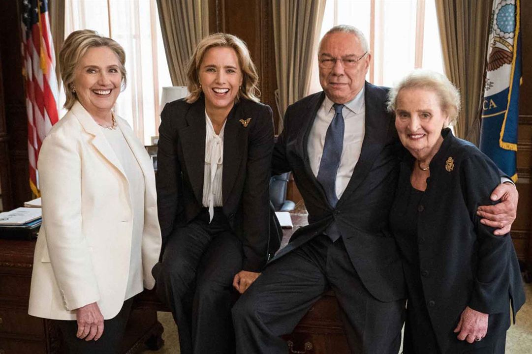 Bild Colin Powell, Tea Leoni, Hillary Clinton, Madeleine Albright