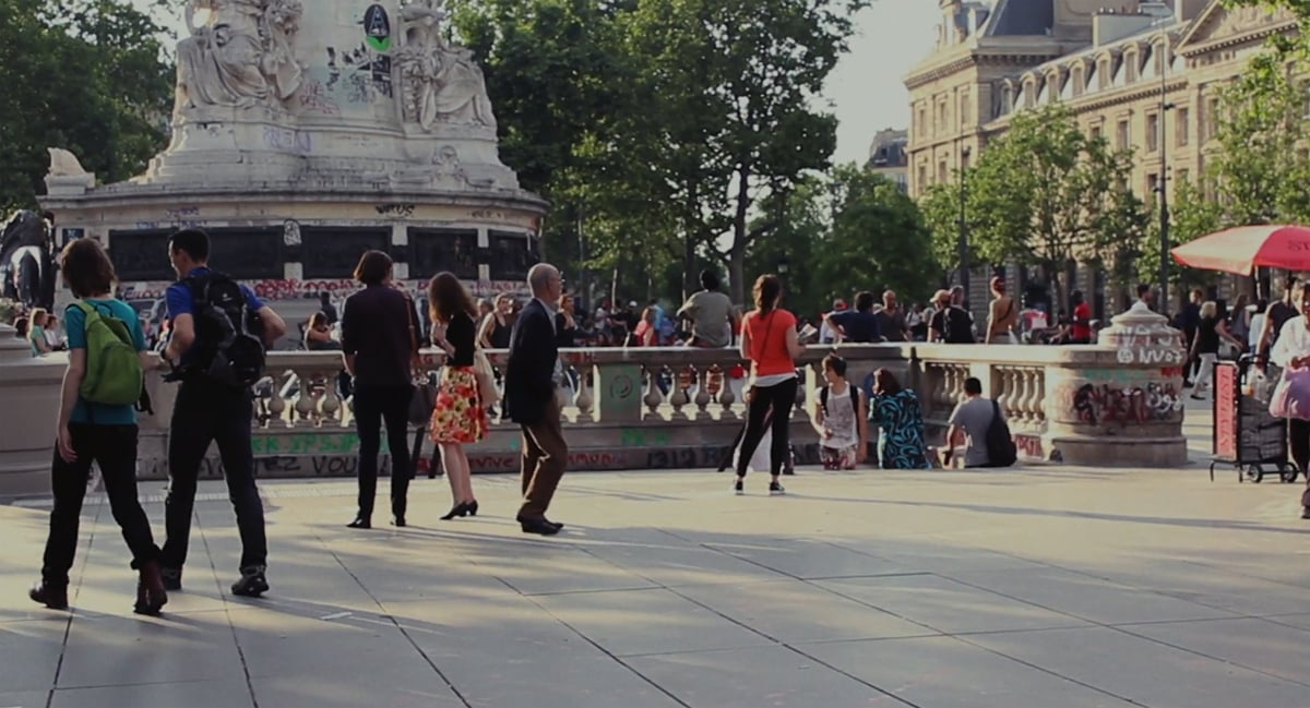 Place de la République, printemps 2016 : Bild