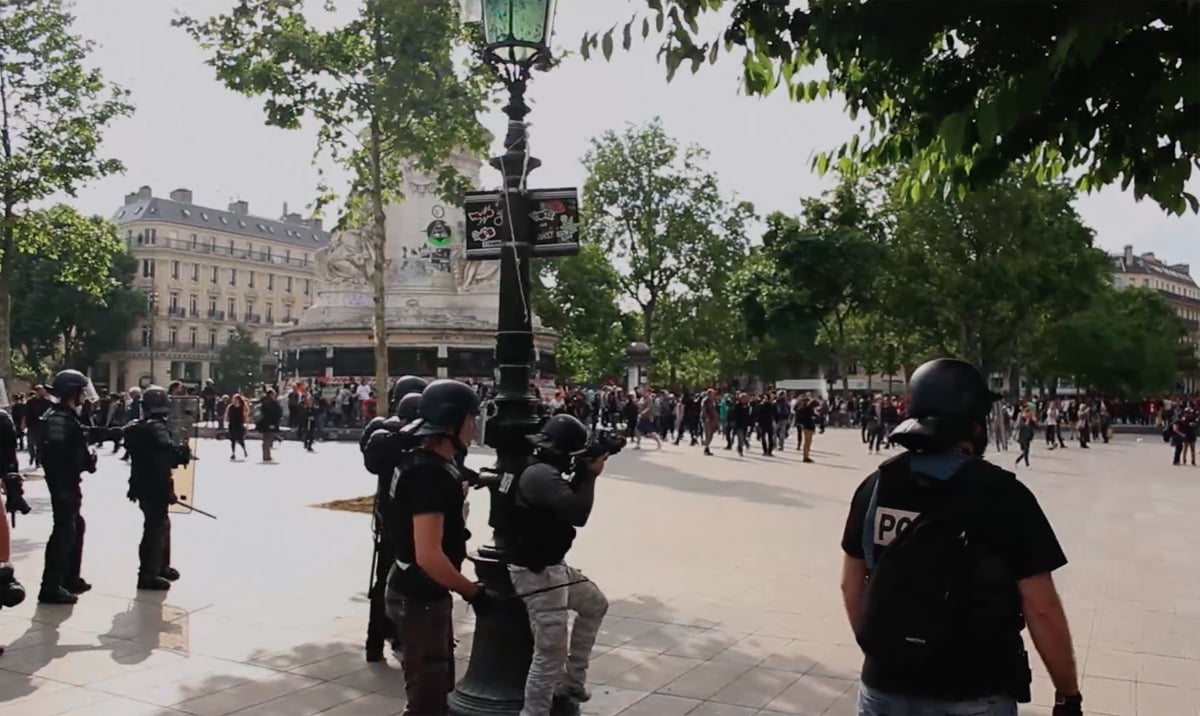 Place de la République, printemps 2016 : Bild