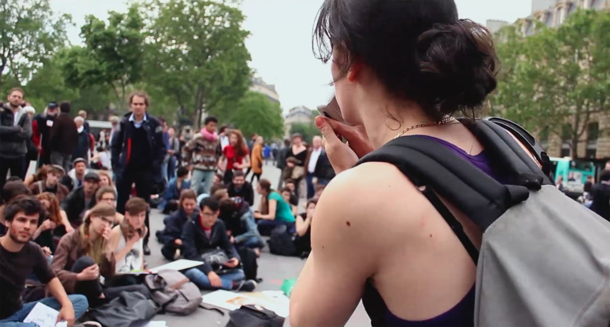 Place de la République, printemps 2016 : Bild