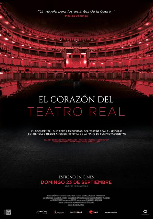 El corazón del teatro real : Kinoposter