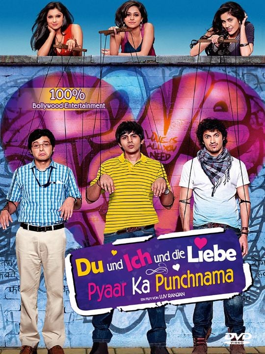 Du und ich und die Liebe - Pyaar ka Punchnama : Kinoposter