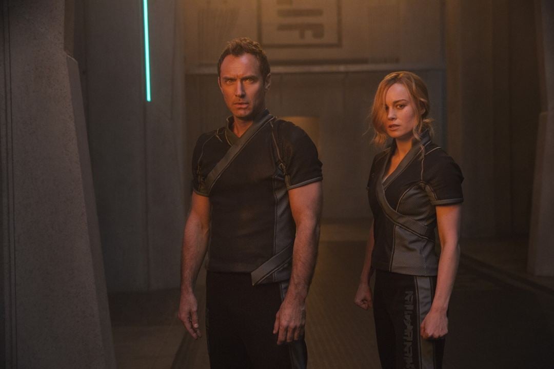 Captain Marvel : Bild Jude Law, Brie Larson