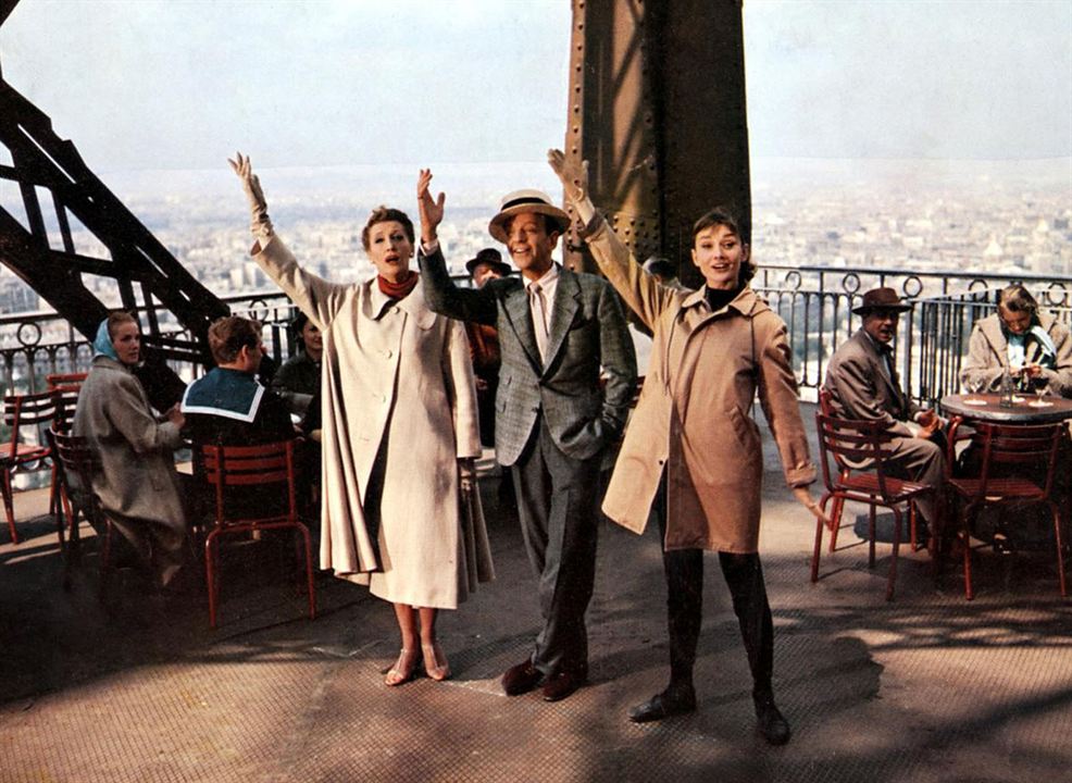 Ein süßer Fratz : Bild Fred Astaire, Audrey Hepburn