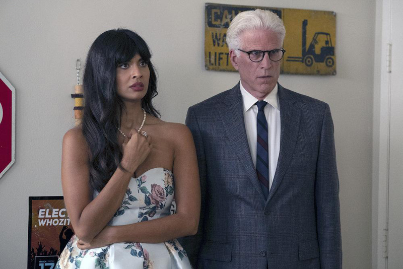 The Good Place : Kinoposter Jameela Jamil, Ted Danson