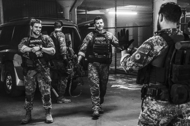 SEAL Team : Bild David Boreanaz, Max Thieriot