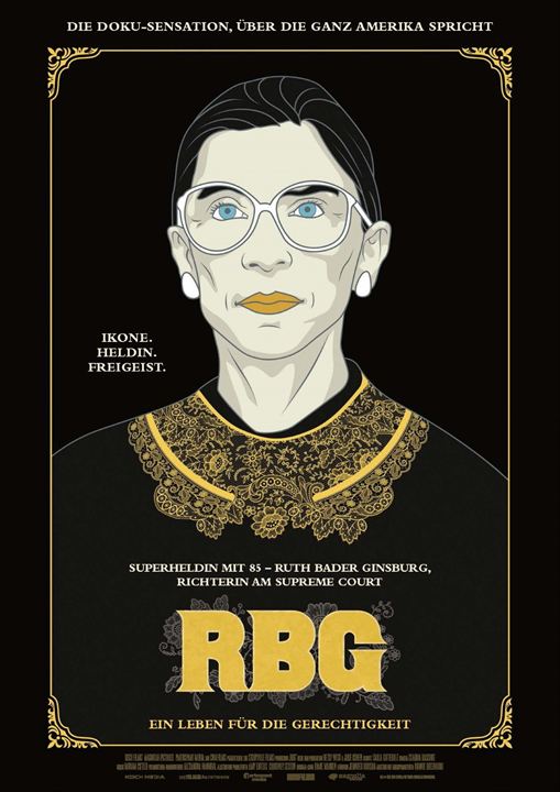 RBG - Ein Leben für die Gerechtigkeit : Kinoposter