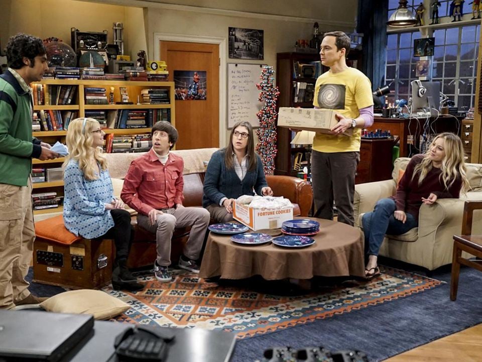 The Big Bang Theory : Bild Jim Parsons, Mayim Bialik, Kaley Cuoco, Kunal Nayyar, Melissa Rauch, Simon Helberg