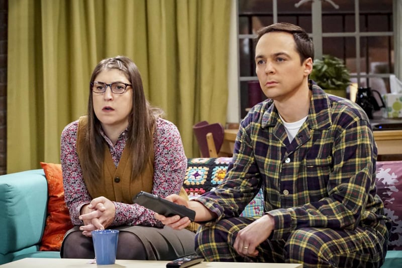 The Big Bang Theory : Kinoposter Jim Parsons, Mayim Bialik