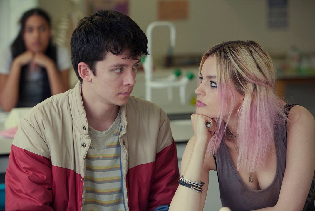 Sex Education : Bild Asa Butterfield, Emma Mackey
