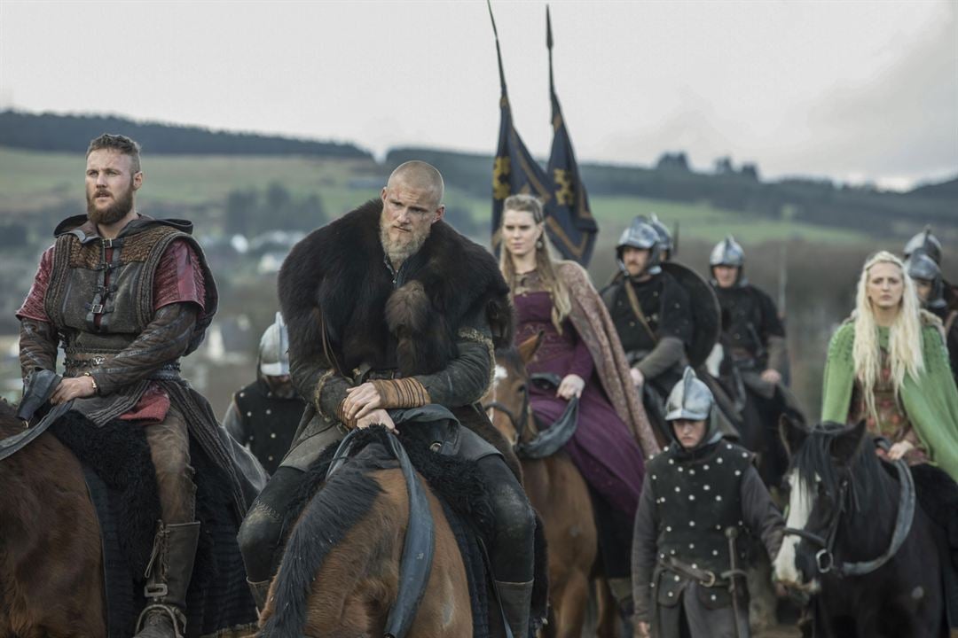 Vikings : Bild Georgia Hirst, Alexander Ludwig, Jordan Patrick Smith