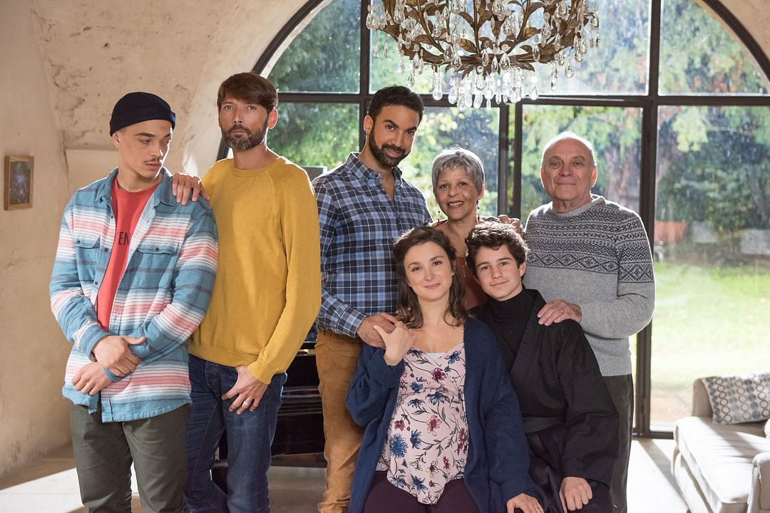 Plus belle la vie : Bild Bryan Trésor, Laurent Kerusoré, Nicole Dogué, Jean-Christophe Bouvet, Joakim Latzko