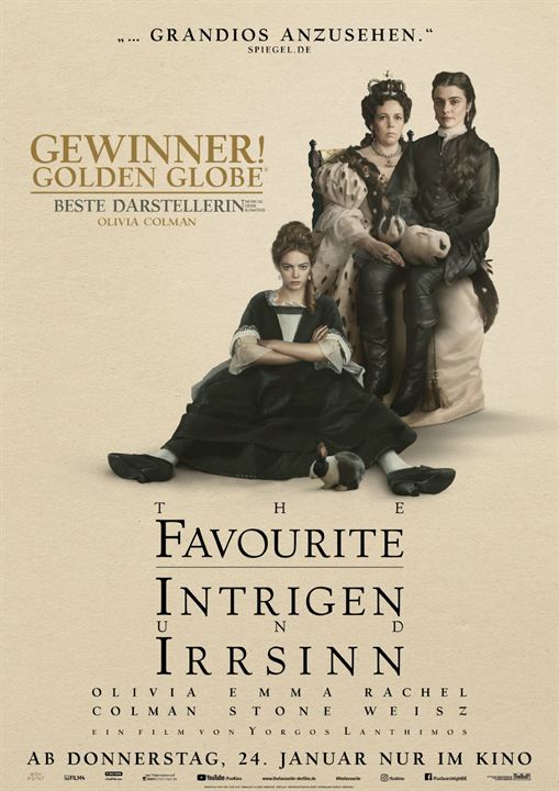 The Favourite - Intrigen und Irrsinn : Kinoposter