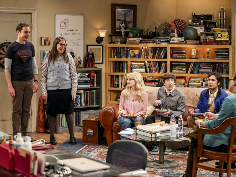 The Big Bang Theory : Bild Simon Helberg, Mayim Bialik, Jim Parsons, Kunal Nayyar, Melissa Rauch