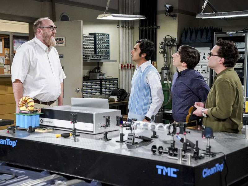 The Big Bang Theory : Bild Brian Posehn, Kunal Nayyar, Simon Helberg, Johnny Galecki