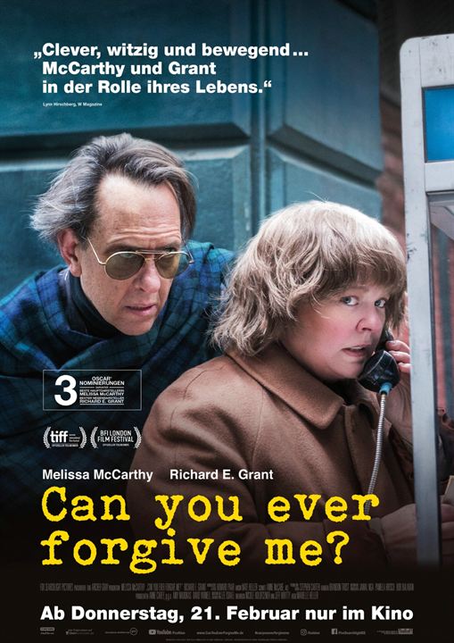 Can You Ever Forgive Me? : Kinoposter