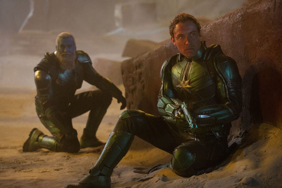 Captain Marvel : Bild Jude Law, Rune Temte