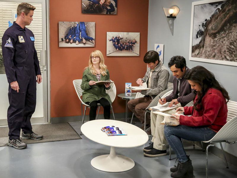 The Big Bang Theory : Bild Melissa Rauch, Kunal Nayyar, Simon Helberg