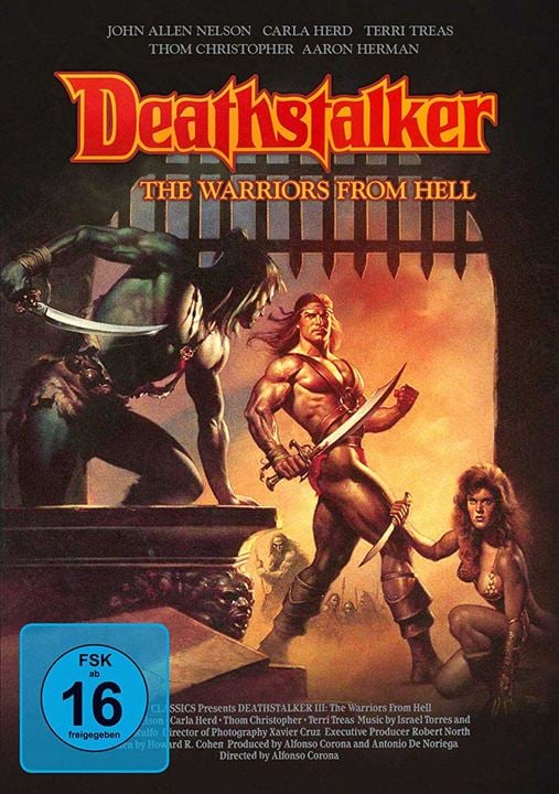 Deathstalker and the Warriors from Hell : Kinoposter