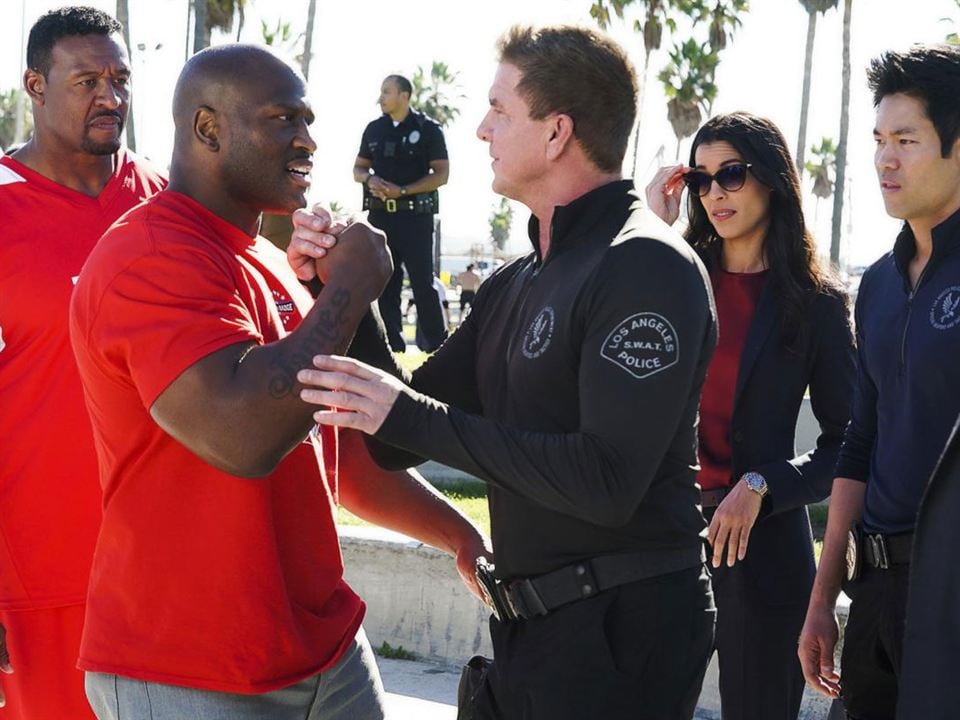 S.W.A.T. : Bild James Harrison, David Lim, Stephanie Sigman, Kenny Johnson, Willie McGinest