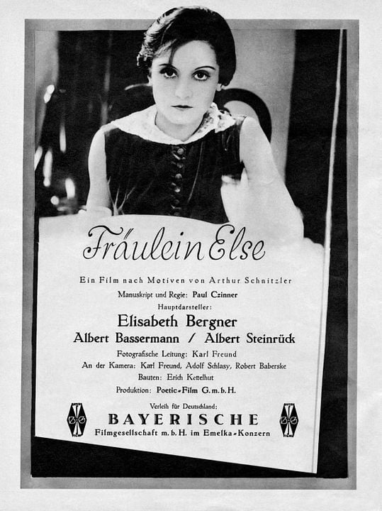 Fräulein Else : Kinoposter