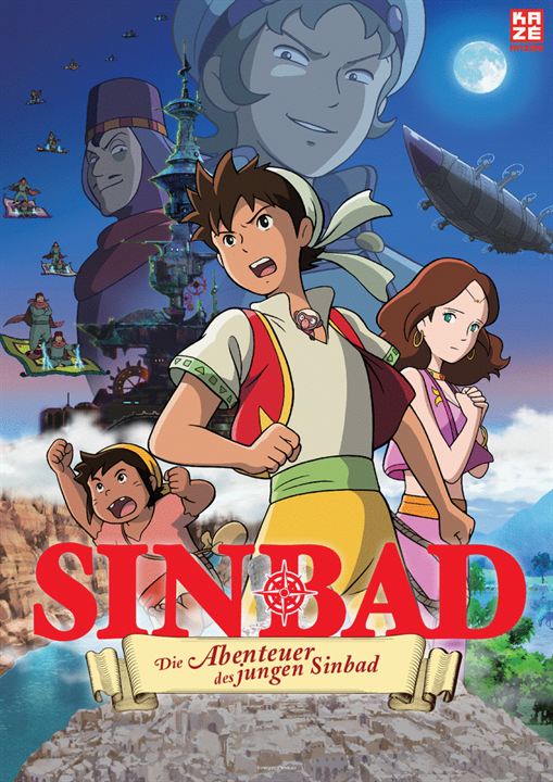 Die Abenteuer des jungen Sinbad – The Movie : Kinoposter