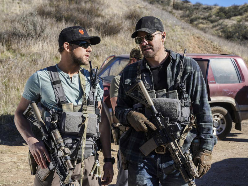 SEAL Team : Bild David Boreanaz, Max Thieriot