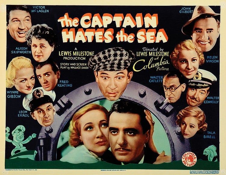 The Captain Hates the Sea : Kinoposter