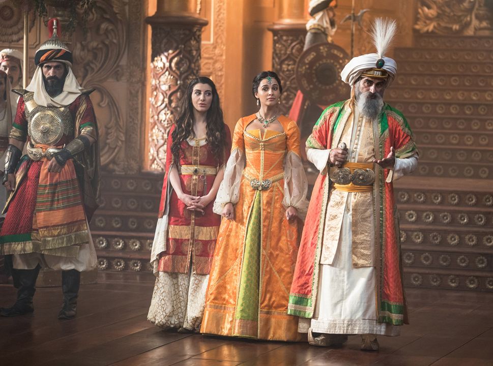 Aladdin : Bild Navid Negahban, Nasim Pedrad, Naomi Scott