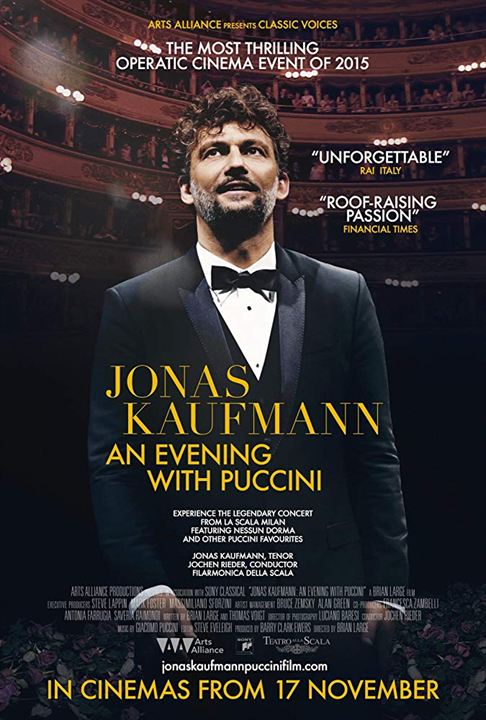 Jonas Kaufmann: An Evening with Puccini : Kinoposter