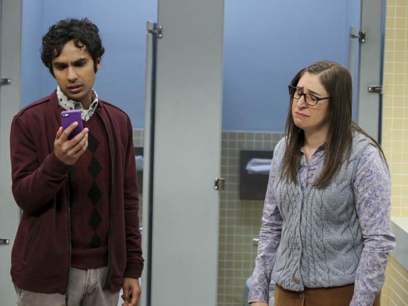 The Big Bang Theory : Bild Mayim Bialik, Kunal Nayyar