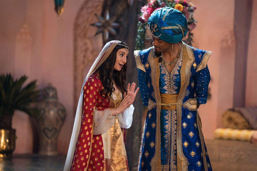 Aladdin : Bild Will Smith, Nasim Pedrad, Naomi Scott