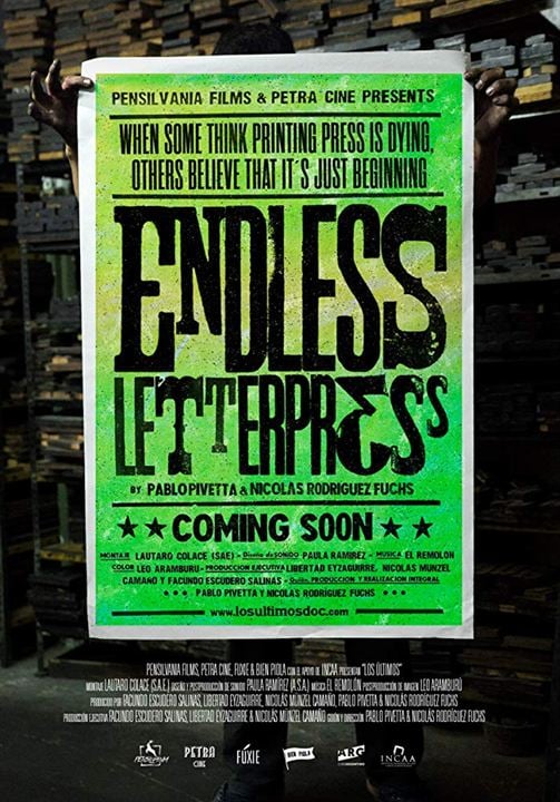 Endless Letterpress : Kinoposter