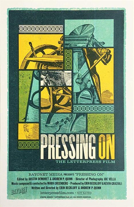 Pressing On: The Letterpress Film : Kinoposter